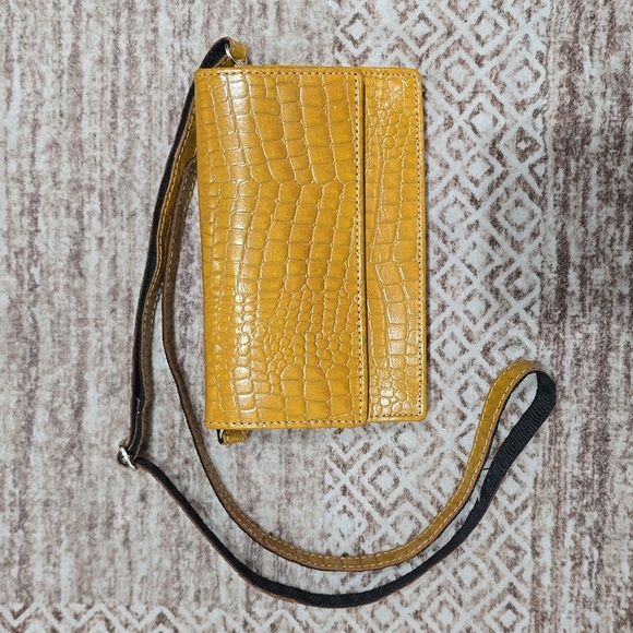 ✨️4/$20 Croc Embossed Small Genuine Leather Crossbody Bag, Removeable Strap - Picture 14 of 16